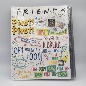 Friends TV Show Notebook Folder & Binder Set Gift School Scrapbooking